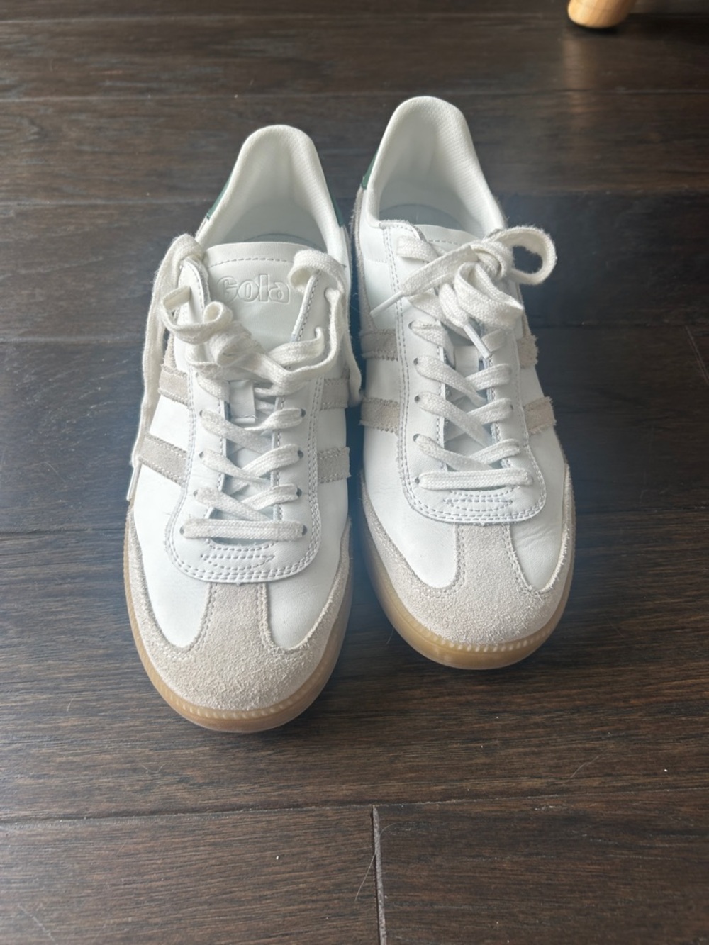 Gola White & Beige Classic Sneakers